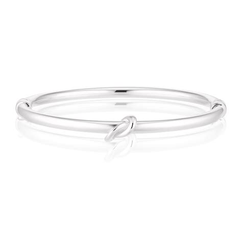 ernest jones silver bangle